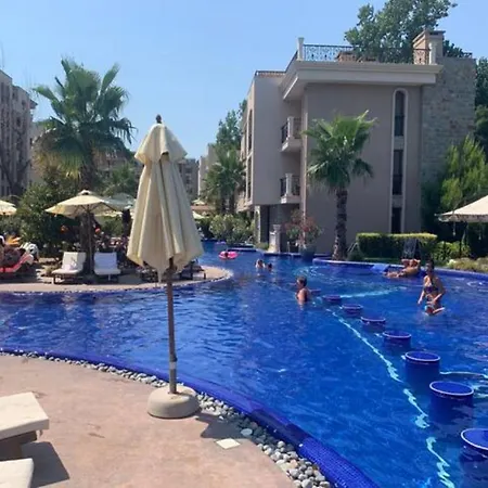 Lägenhetshotell Luxury Orchid With A Garden In A Private Complex Cascadas Bulgaria